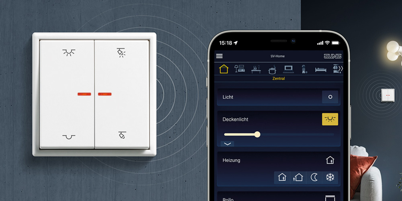 KNX RF Taster bei Wirbs Elektrotechnik in Coppenbrügge